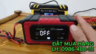 Sạc Ắc Quy Thông Minh Nhật Bản – Tự Ngắt Khi Đầy, Siêu Bền, BH 2 Năm