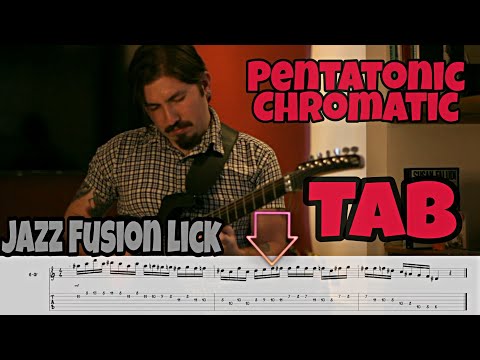 Jazz fusion lick in Cm (TABS)