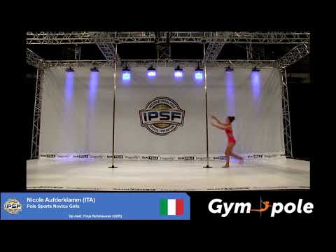 WPSC19 - Pole Sports - Novice Girls - Nicole Aufderklamm - Italy