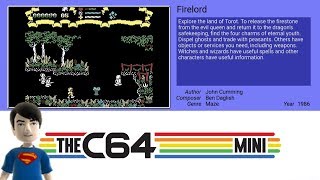 The C64 MINI Games - Firelord