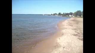 preview picture of video 'east tawas beach'