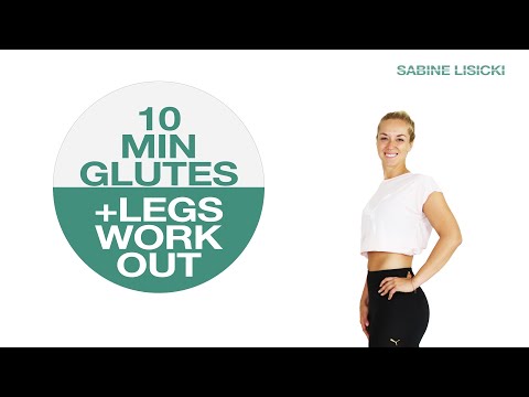 DIY 10 Min Glutes & Legs HOME WORKOUT // No Equipment // By Tennis Pro Sabine Lisicki