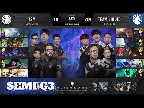 TSM vs Team Liquid - Game 3 | Semi Final Playoffs S10 LCS Summer 2020 | TSM vs TL G3