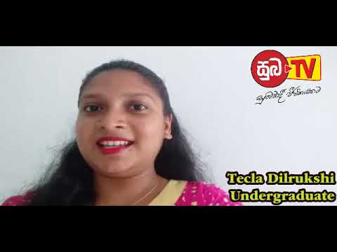 Wishes from Tecla Dilrukshi  -Undergraduate
