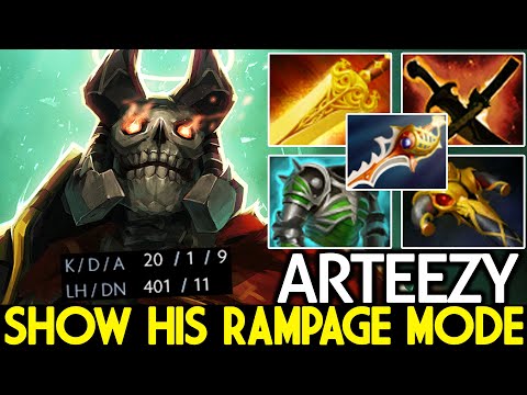 ARTEEZY [Wraith King] Top Pro Carry Show His Rampage Mode Dota 2