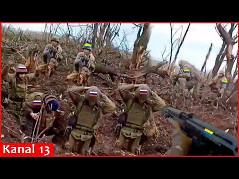 Etwa 20 Russen kapitulieren an der Tavria-Front