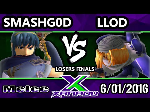 S@X 152 SSBM Losers Finals - lloD (Sheik, Peach) Vs. SmashG0D (Marth)