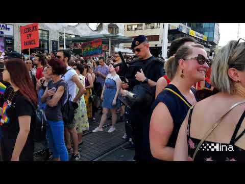 18. Povorka ponosa u Zagrebu pod sloganom "Osamnaest ponosnih godina"