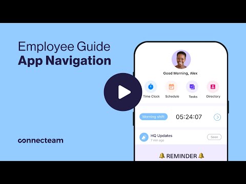 Connecteam | User Guide | Navigating the App