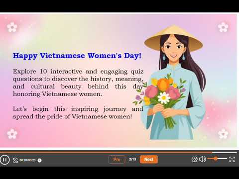 Chúc mừng ngày Phụ nữ Việt Nam 20-10
