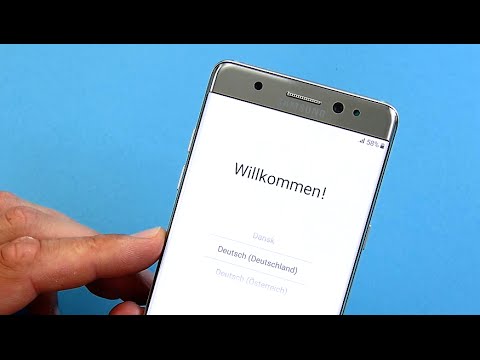Samsung Galaxy Note 7: Einrichtung, Iris-Scanner & Setup | (deutsch)