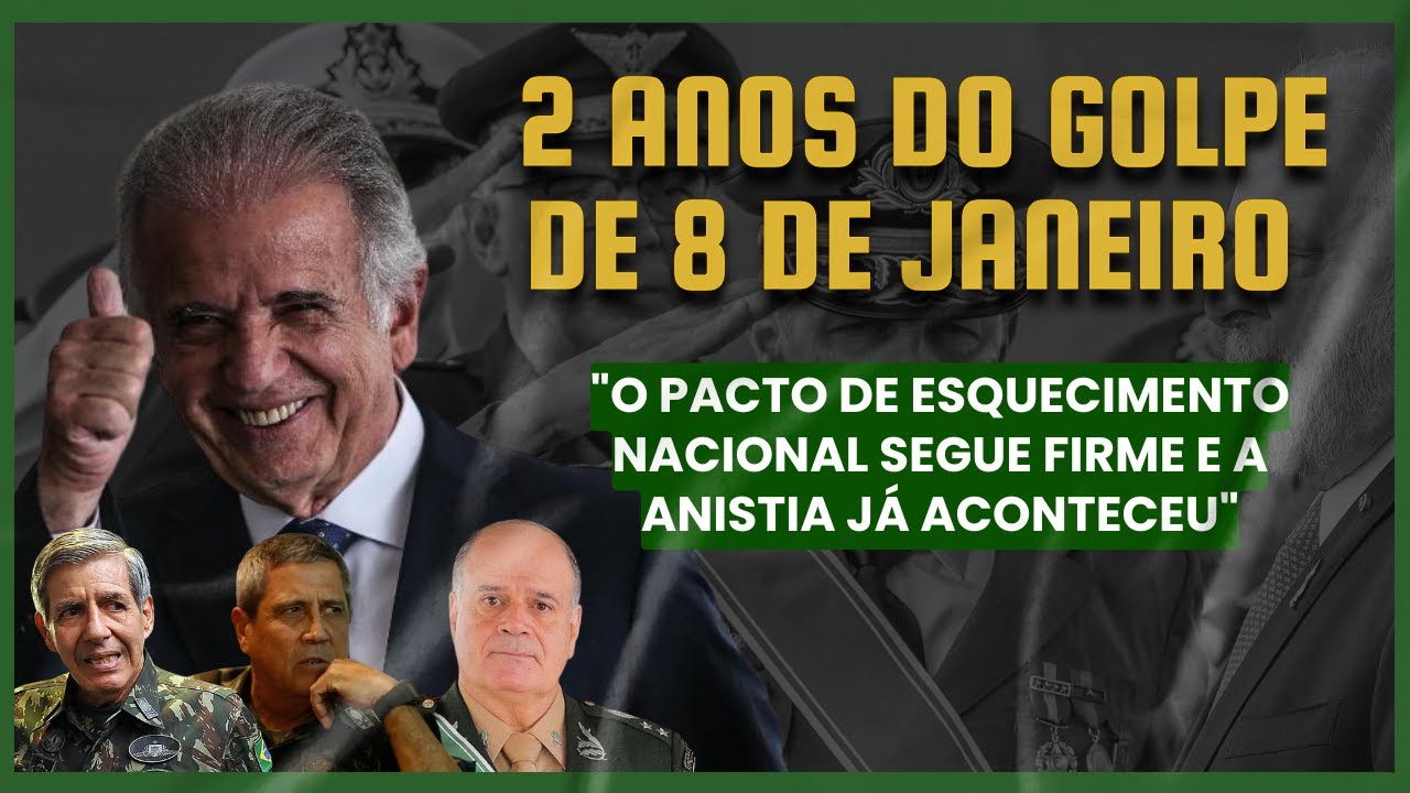 2 anos do golpe de 8 de janeiro