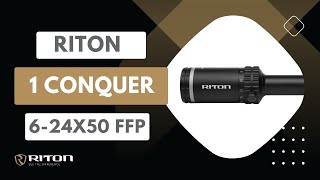 Video: Riton Optics 1 Conquer G2 6-24x50 SF FFP MPSR MOA Kikarsikte