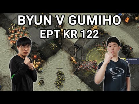 Gumiho: God of Mech? | Byun v Cure Ro8 | EPT KR 122