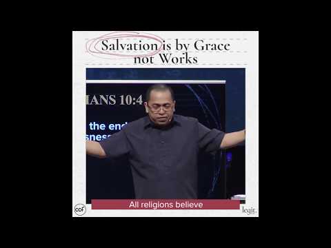 Salvation is by Grace Not Works - Bong Saquing - Legit Snippets