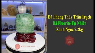 Đá Phong Thủy Đá Fluorite Tự Nhiên Xanh Ngọc 7,2kg Trang Trí Phong Thuỷ
