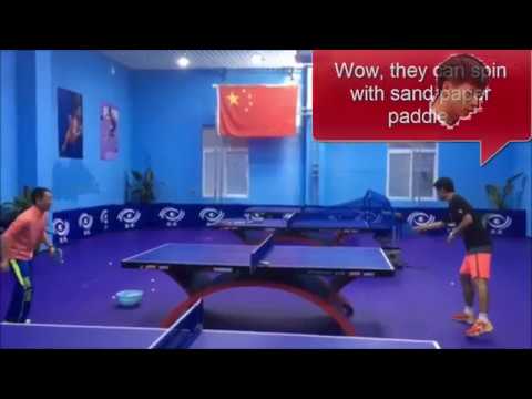 [TT China] Yan Weihao, World Pingpong Champ, Zhang JK uses Sandpaper paddle (English noted)