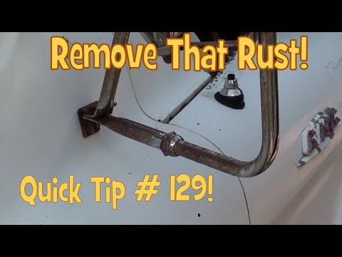 Remove Rust Stains From Old Chrome. Quick Tip # 129!