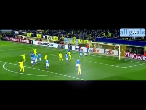 Villareal Napoli 1 0 18/2/16 1/16 finale Europe League highlights Hd