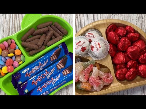 Cadbury  🤩🍫✨Timeout Fingers Raffaello Red Foil Chocolate Filling ASMR #asmr #raffaello #cadbury