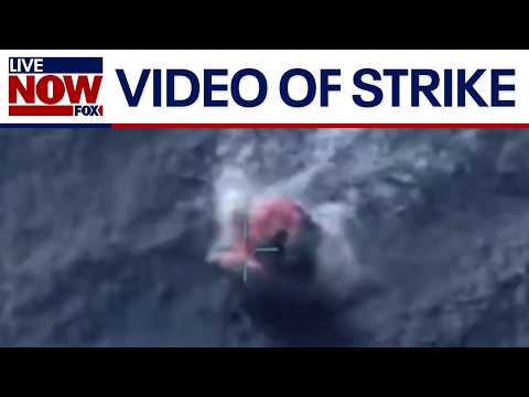 Video | U.S. strikes another alleged Venezuelan drug boat, President Trump says