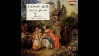 Thomas Arne Four Symphonies, Adrian Shepherd