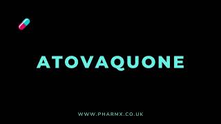 How to pronounce Atovaquone