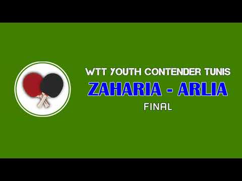 ELENA ZAHARIA vs NICOLE ARLIA | Final | 2022 WTT Youth Star Contender Tunis