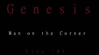 Genesis  - Man on the Corner 1981 (Live)