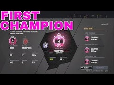 BEST Console Player Gets CHAMPION STEEL WAVE - Rainbow Six Siege Champion