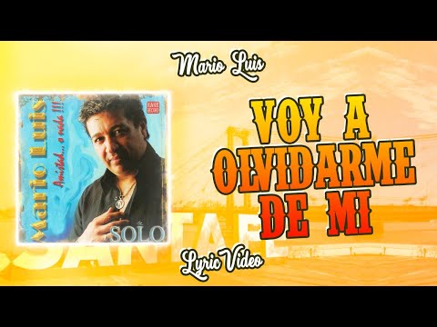 Mario Luis - Voy A Olvidarme De Mi (Video Lyric)