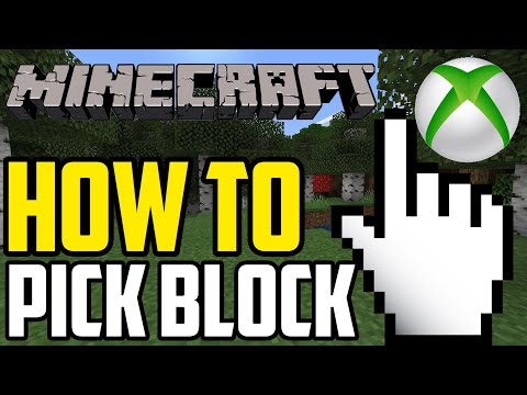 How To Pick Block in Minecraft Xbox One