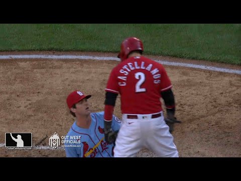 Ejection 001 - Jim Reynolds Ejects Nick Castellanos for Inciting a Bench-Clearing "Brawl" in CIN