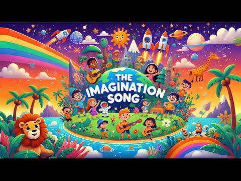 🎵🌟✨ The Imagination Song | Enchanting Journeys for Young Minds! ✨🦁🚀🎵