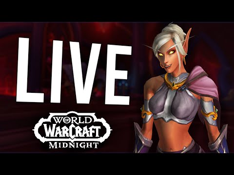 MIDNIGHT BETA! RAID AND M+ TESTING! PLAYING ALL THE CLASSES - WoW: Midnight Beta (Livestream)
