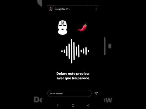 BLACK ROY DEJO UN PREVIEW EN SUS HISTORIAS