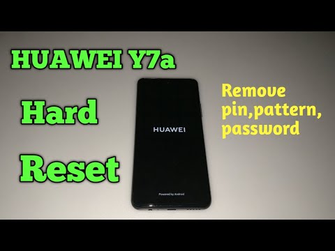 Huawei Y7a Hard Reset