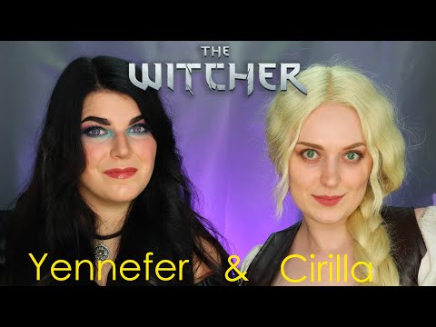 The Witcher Yennefer and Cirilla cosplay makeup | Yen and Ciri