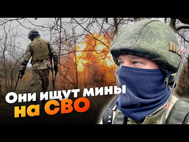 Эксклюзивные кадры - как сапёры на СВО уничтожают вражеские мины?