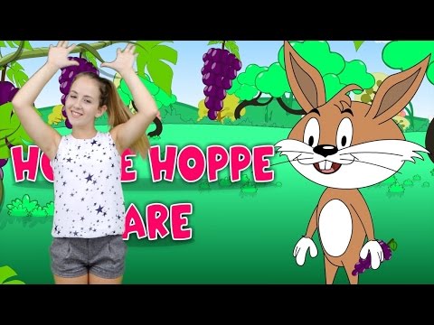 Barnsånger med handrörelser | Hoppe hoppe hare | Barnsånger  på svenska