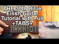 The 30th - Billie Eilish // Guitar Tutorial,*TABS*,All Sections, Lesson