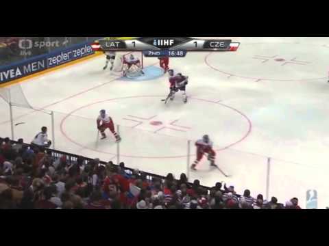 Česko - Lotyšsko 4:2 MS 2015