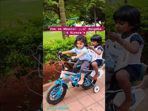 Two Little Riders! 🚲🥰 Snigdha's & Siara Playing Together | 21-Jun-2026