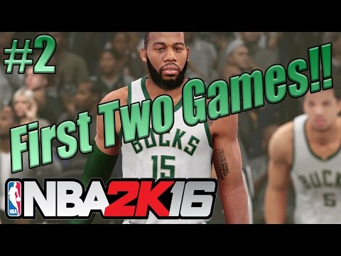 NBA 2K16 MyGM Ep 2 - Our First Two Games
