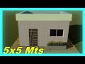 Planta De Casa Simples Casa 5x5 Casa Pequena