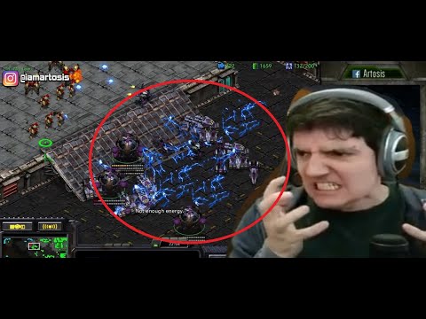 Artosis vs Stormy Protoss - Artosis Starcraft Remastered