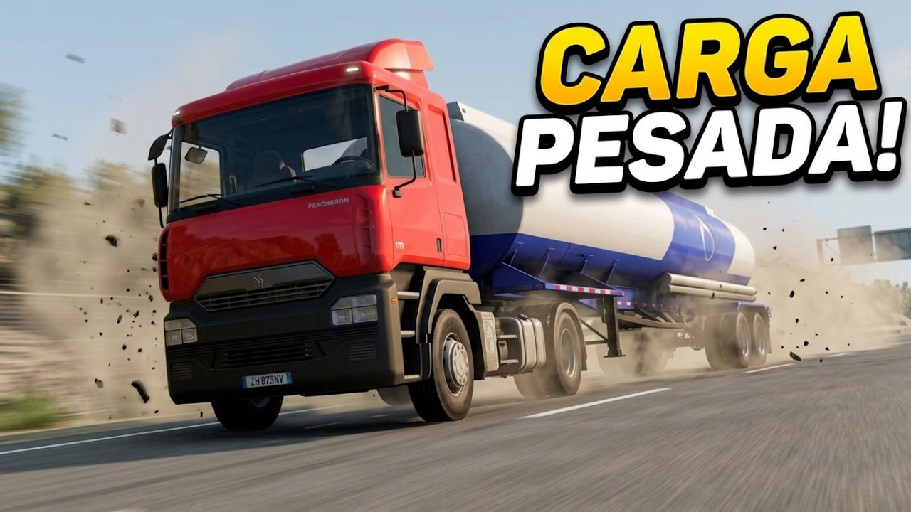 QUASE DESTRUÍ O CAMINHÃO COM O PESO DESSE FRETE - BeamNG.drive 0.40 RLS #2