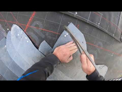 Gaube mit Schiefer ankehlen - Teil 7 - Schieferdecker aus Sachsen