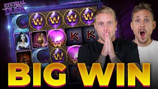 HUGE WIN ON ETERNAL DUSK (LOW BET AND BIG WIN) - WITH CASINODADDY π§ββοΈπ°