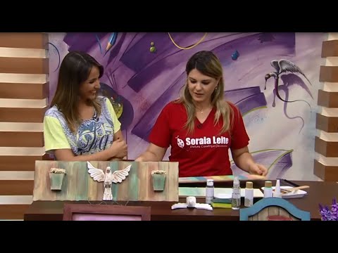 Soraia Leite no Programa Mulher.com - Quadro Rústico